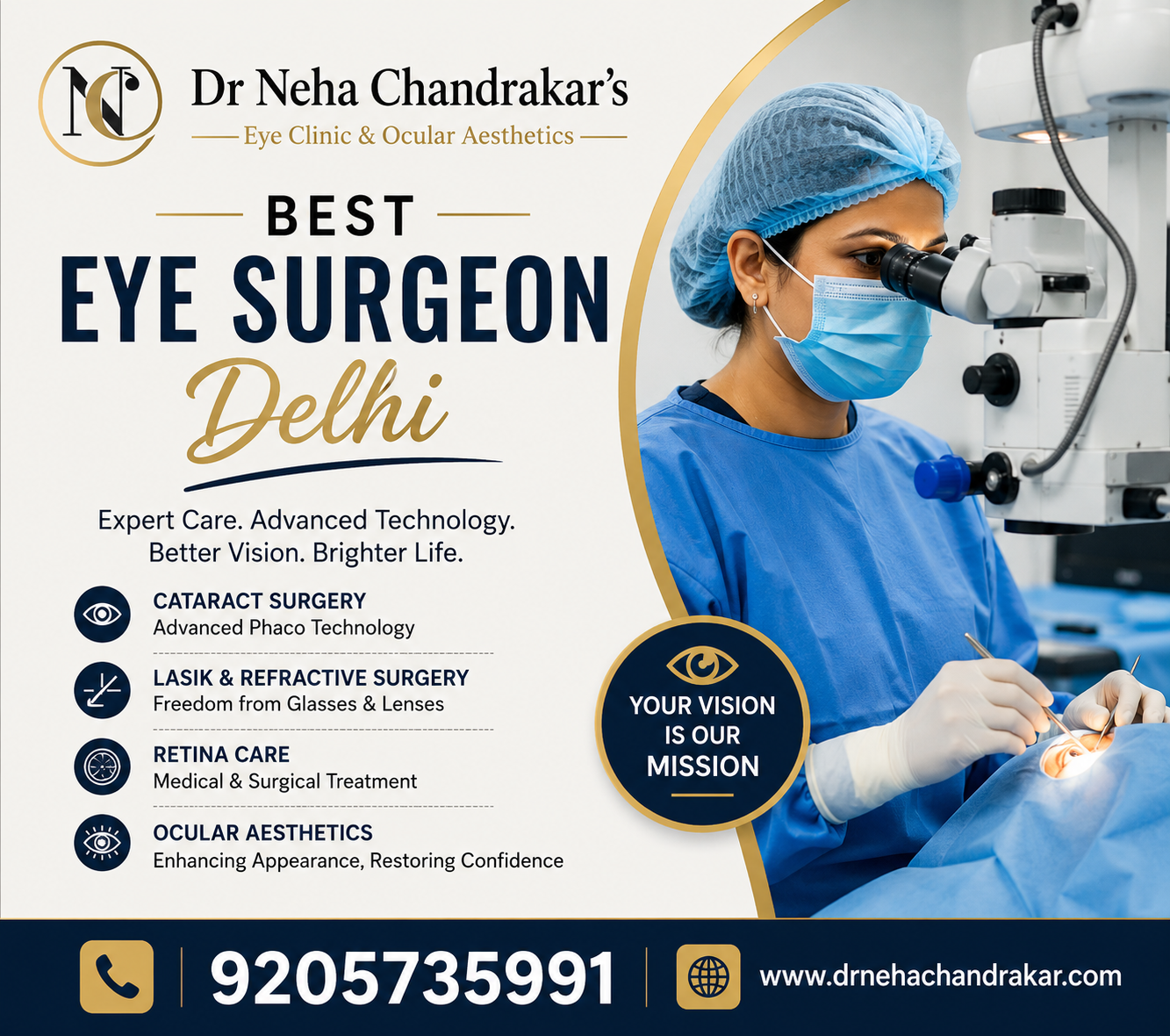 Eye Specialist in Delhi &mdash; Dr. Neha Chandrakar process